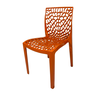 Conjunto Mesa Flex com 4 Cadeiras Gruvyer Terracota Sala Jantar Restaurante Sorveteria Cafeteria - 2