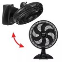Ver imagem 7 de Ventilador de Mesa Arno 126W 40cm 6 Pás 3 Velocidades Preto VF42 Turbo Force 2 em 1 110V