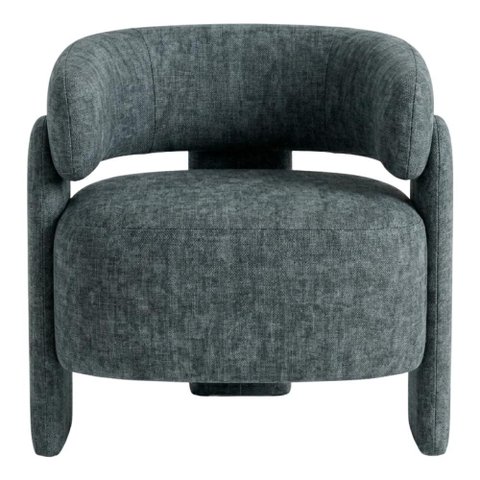 Poltrona Decorativa Lume Pes Madeira Linho Tcs 718 Moll