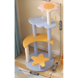 Arranhador Para Gatos Árvore de Gatos Pet Multi Níveis Casinha Brinquedo Pet Genuinos Arranhador Pet - 2