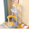 Arranhador Para Gatos Árvore de Gatos Pet Multi Níveis Casinha Brinquedo Pet Genuinos Arranhador Pet - 7