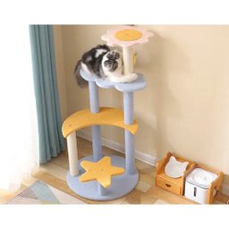 Arranhador Para Gatos Árvore de Gatos Pet Multi Níveis Casinha Brinquedo Pet Genuinos Arranhador Pet - 8