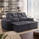 Ver imagem 1 de Sofá Recife 3 Lugares Retrátil e Reclinável 205cm com Molas Yescasa