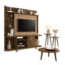 Conjunto Home Taurus para TV até 47 Polegadas e Mesas Decorativas Pés de Madeira Móveis Bechara - 2