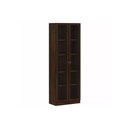 Ver imagem 4 de Armário de Escritório ME4115 c/ 2 Portas c/ Vidro Nogal - Tecno Mobili