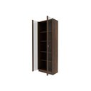 Ver imagem 5 de Armário de Escritório ME4115 c/ 2 Portas c/ Vidro Nogal - Tecno Mobili
