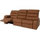 Ver imagem 4 de Poltrona do Papai Reclinável Cinema 3 Lugares 233cm Manila K01 Couríssimo Camel - Lyam Decor