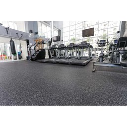 Tapete Emborrachado para Academia Playgroud Crossfit Pisos em Geral 1m X 1,25m X 5mm Retapol Preto C - 4