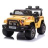 Carrinho Jipe Infantil Elétrico Jipe Off Road 12v com Controle Remoto Amarelo - 1