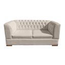 Ver imagem 1 de Sofá Chesterfield Dubai 1,80m - Corano Bege / Recepçao, Decoração, Sala, Moveis