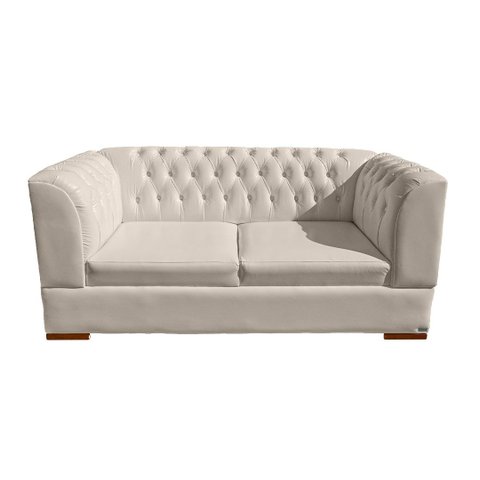 Sofá Chesterfield Dubai 1,80m - Corano Bege / Recepçao, Decoração, Sala, Moveis