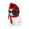 Figura Natalina Mini Shih-tzu de Resina Bravadecor - 3