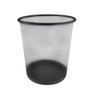 Lixeira Telada de Metal 10 Litros Preta - 1