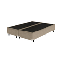 Ver imagem 1 de Cama Box Queen Bipartido 158×198 Bege – Base Reforçada