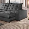 Sofá Retrátil e Reclinável Milão 2,30m com Super Pillow de 30cm com Molas Pocket - Movenzo Estofados - 3