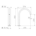 Ver imagem 3 de Bica para Banheiro Docol 360 Mix&match Níquel Escovado 926144