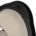 Ver imagem 3 de 8 Cadeira Medalhao Madeira Maciça Design Ingles Luxo Poltrona Entalhada Renascentista Natural Ingles