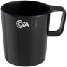 Caneca Escolar 250ml Plástica Xícara Preta Água Café Achocolatado Coza Empilhável Casual Avulsa - 1