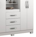 Ver imagem 4 de Guarda-Roupa 4 Portas Huntano Branco - MoveisAqui