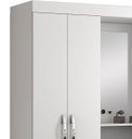 Ver imagem 3 de Guarda-Roupa 4 Portas Huntano Branco - MoveisAqui