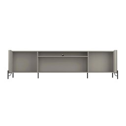 Rack com 4 Portas Brise para Sala 220cm Pés Metal 100% Mdf - 3