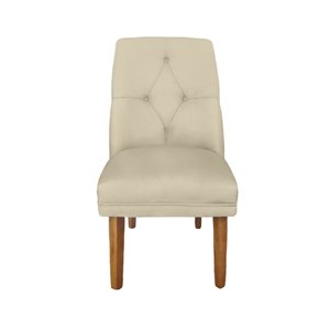 Cadeira de Jantar Helena Suede Bege - Dominic Decor