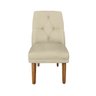 Cadeira de Jantar Helena Suede Bege - Dominic Decor - 1