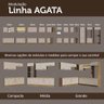 Armário de Cozinha Completa 260cm Rustic/crema Agata Madesa 02 - 11