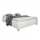 Ver imagem 5 de Quarto Casal Completo com Cama e Guarda Roupa 6 Portas 8 Gavetas Sevilla Branco