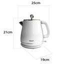 Ver imagem 2 de Chaleira Jarra Bule Eletrica Térmica Yd-1830c 127v Branco Best