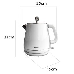 Chaleira Jarra Bule Eletrica Térmica Yd-1830c 127v Branco Best - 2