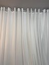 Ver imagem 3 de Cortina no Tecido Voil Suisso Branco com Forro Microfibra Off White - 2,30l X 2,40a