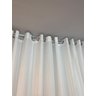 Cortina no Tecido Voil Suisso Branco com Forro Microfibra Off White - 2,30l X 2,40a - 1