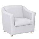 Ver imagem 2 de Kit 10 Poltronas Decorativa Reforçada Recepção Clinica Salão Courino Branco