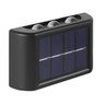 Arandela Solar Luminaria Luz Led Spot 2 Uni Parede Escada Caminho Quintal Jardim Varanda Decoraçao B - 8