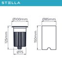 Ver imagem 3 de Balizador Solo Focco 18w 3000k 1300lm 30° Ip67 Preto-stella