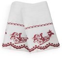 Ver imagem 2 de Kit Lavabo Natal 2 peças Trenó - Marken Fassi Branco/Vermelho