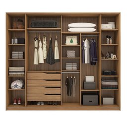 Guarda Roupa Casal Laredo 4 Portas com 2 Espelhos Amendola/nude - Demartez/demóbile - 2 Guarda Roupa Casal Laredo 4 Portas com 2 Espelhos Amendola/nude - Demartez/demóbile - 2