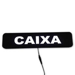 Painel Letreiro Led Luminoso Sinalização Caixa 45x10 - 1