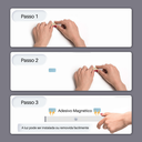 Ver imagem 7 de Kit 2 Luminárias Led 5W Barra 50Cm USB Sensor De Presença Movimento Luz de Emergência Closets Armári