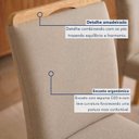 Ver imagem 5 de Conjunto Sala de Jantar 6 Lugares Retangular Tampo Vidro MDF 160x80cm Mesa e Cadeiras Lyra