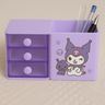 Porta Caneta Canetinhas Sanrio Kuromi Organizador Joias Lilas - 2