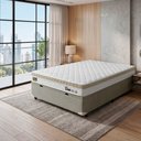 Ver imagem 3 de Cama Box Baú Casal Espuma Ortopédica Onix D45 138x188x61cm Hellen - Suporta até 150 kg por Pessoa