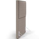 Ver imagem 7 de Cabeceira Box Solteiro Com Tachas 100 cm Vicenza L02 Bouclê Bege - Lyam Decor