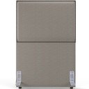 Ver imagem 4 de Cabeceira Box Solteiro Com Tachas 100 cm Vicenza L02 Bouclê Bege - Lyam Decor