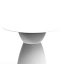 Ver imagem 2 de Mesa Lateral Apoio Rad Im In Redonda Polipropileno 60cm Branco