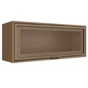Ver imagem 1 de Armario Aereo Cozinha 1 Porta Basculante 100% Mdf 80 Cm Vitória Carvalho/reflecta - Móveis Rimo