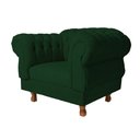Ver imagem 2 de Poltrona Chesterfield Capitonê Elisabeth Suede Verde Musgo Decoração, Recepção, Salas de Tv e Estar