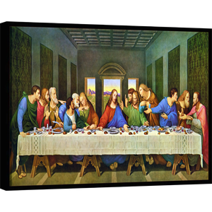 Quadro Decorativo Canvas Premium Santa Ceia Apóstolos Jesus Cristo Gg