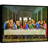 Quadro Decorativo Canvas Premium Santa Ceia Apóstolos Jesus Cristo Gg - 1